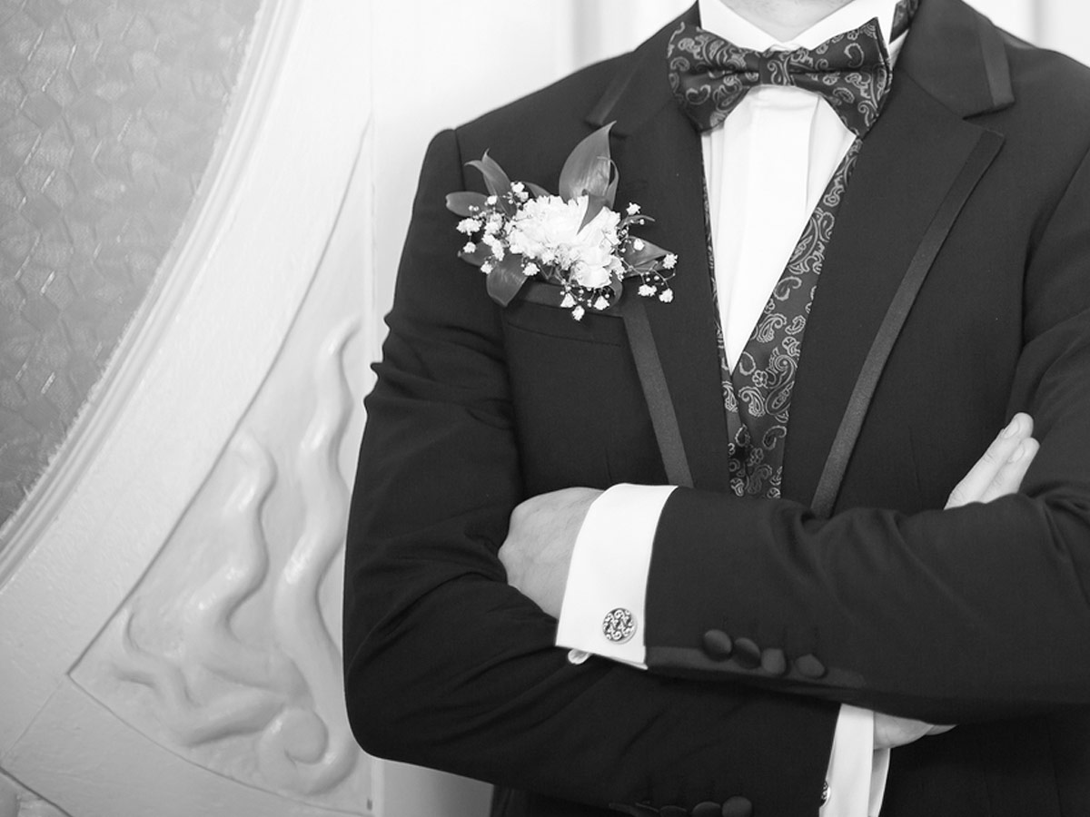 Hochzeitsanzug Mode für den Bräutigam