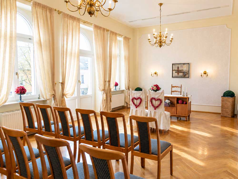 Trauraum im Standesamt Moritzburg